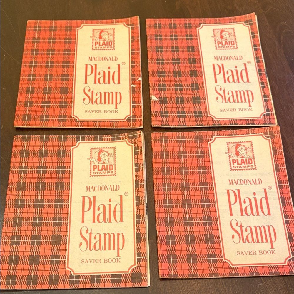 MacDonald Plaid Stamp Saver Books
